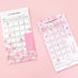 PAPERIAN Goal Tracker Sakura Cherry Blossom Monthly Tracker Sheets | 3.94 X 7.09