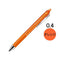 Pilot FriXion Point Knock 04 Gel Pen 0.4 mm Erasable | Orange