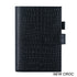 Moterm A5 CROC GRAIN Genuine Leather Original Notebook Cover Diary Planner Croc Grain Organizer