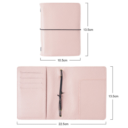 Moterm Genuine Leather Travel Journal Simple Series Passport Size Notebook