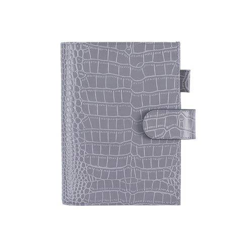 Moterm Original Series B6 Plus Cover Genuine Croc Grain Cowhide for B6 Stalogy Notebook Planner Organizer Agenda Journal Diary