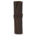 Genuine Leather Rollup Pen Roll Pencil Roll Pencil Bag Pen Large Storage Pouch Organizer Case School Pencil Roll Office Vintage Retro St