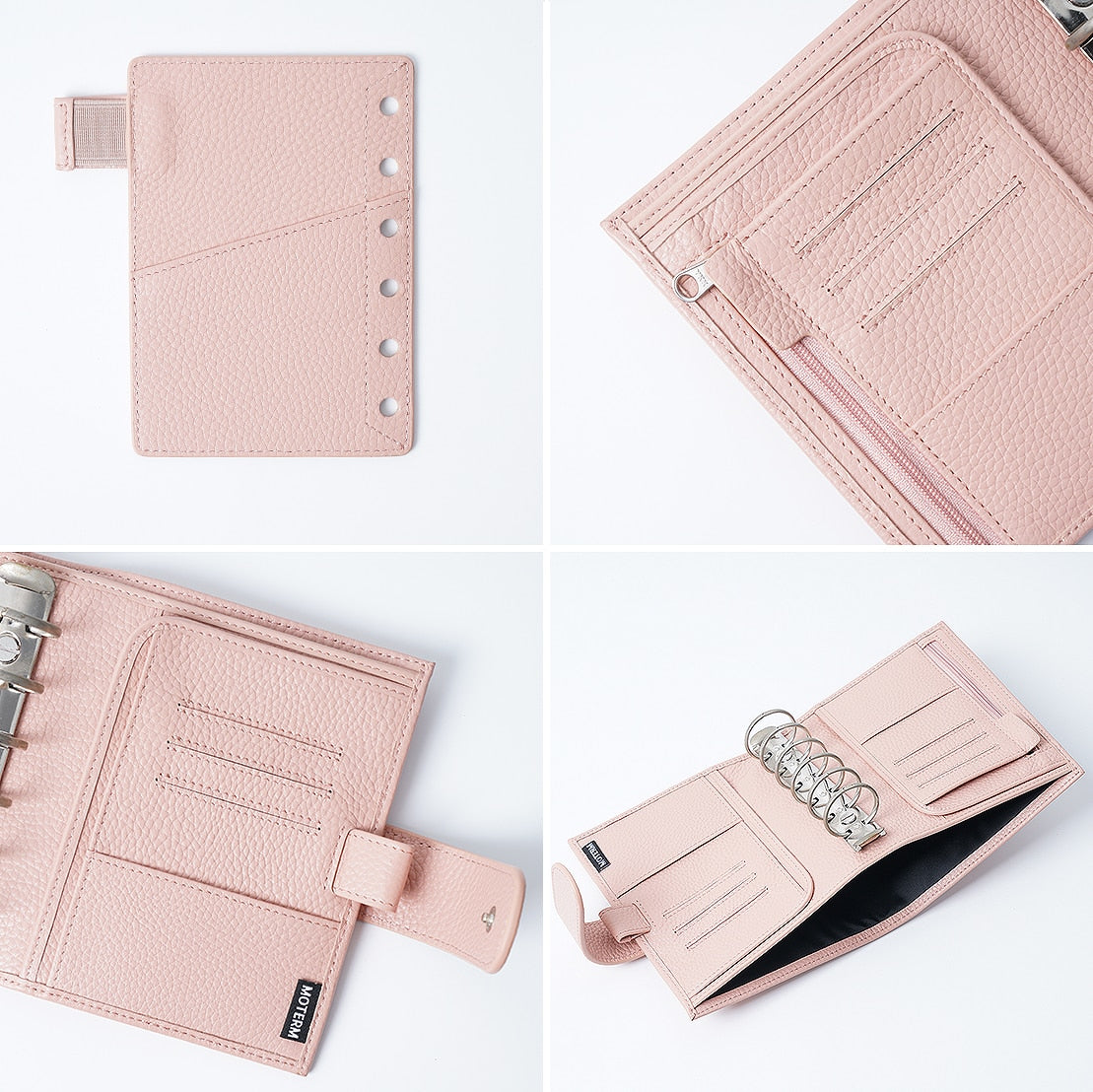 Moterm Luxe 2.0 Series Binder Pocket Size Planner Pebbled Grain Leathe –  The Stationery Manor!