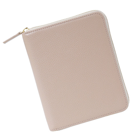 Moterm A6 Genuine Leather A6 Zippered Cover with Back Pocket Planner Cover Techo Cover Midori Cover