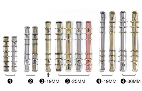 Ring Binder Replacement Kit Ring Binder Mechanism Planner Rings with Hardware for Ring Planner | A5, A6, A7 & Personal