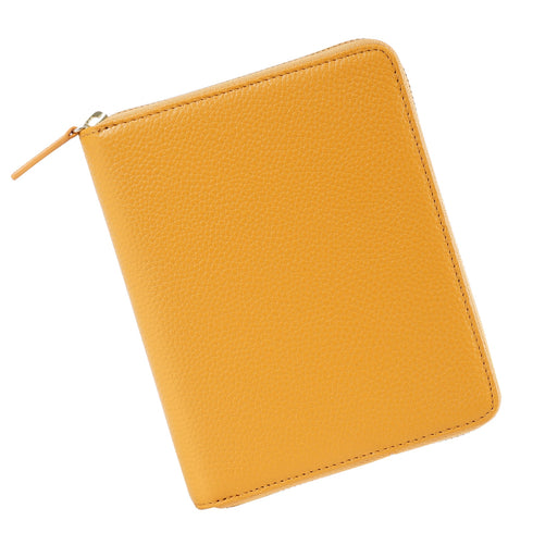 Moterm A6 Genuine Leather A6 Zippered Cover with Back Pocket Planner Cover Techo Cover Midori Cover