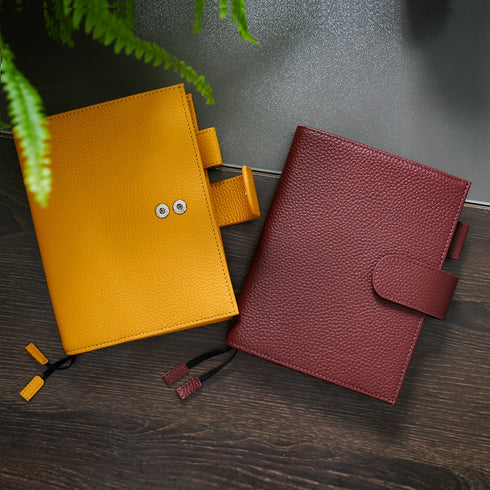Moterm Original Series A6 Plus Cover for A6 Stalogy Notebook Genuine Pebbled Grain Cowhide Planner