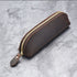 Genuine Leather Pencil Case Vintage Handmade Zipper Pen Bag Storage Pouch Classic Customized Souvenirs Prizes Gift Supplies