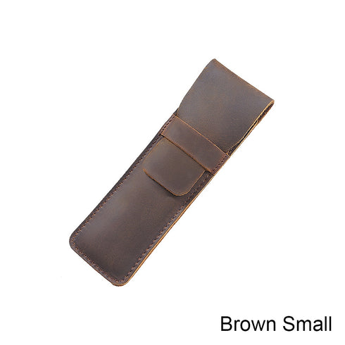 Moterm Leather Pen Case Pencil Case Travel Case