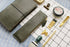 Litchi Grain School Pencil Cases Vintage Zipper Bag High-quality Cowhide Pencil Bag Retro Gift Stationery Supplies