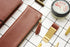 Litchi Grain School Pencil Cases Vintage Zipper Bag High-quality Cowhide Pencil Bag Retro Gift Stationery Supplies