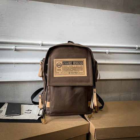 Roomy Canvas Backpack - Laptop & iPad size - Many colors!