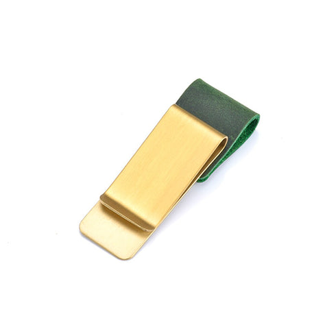 Moterm Metal Leather Pen holder Brass and Stainless steel Pencil clip for Genuine Leather notebook Journal diary