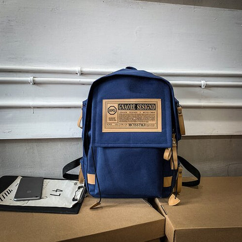 Roomy Canvas Backpack - Laptop & iPad size - Many colors!
