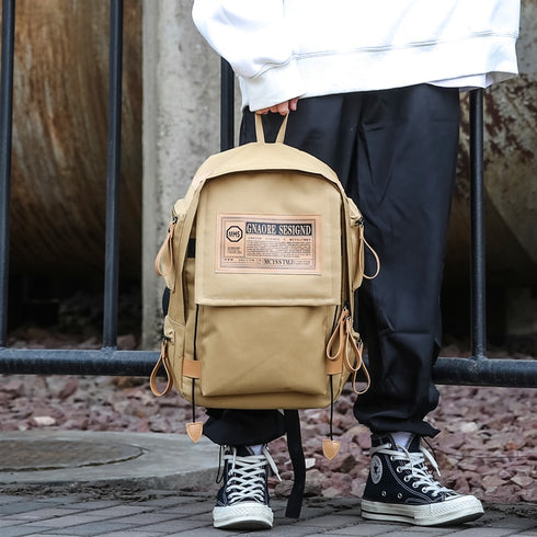 Roomy Canvas Backpack - Laptop & iPad size - Many colors!