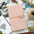 Travelers Notebook Genuine Leather Cover PASTEL Planner Vintage Retro Personal Diary Office School Stationery Gifts Supplie