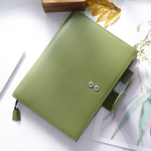 Moterm Original Series Leather B6 Plus Cover for B6 Stalogy Notebook Genuine Grain Cowhide Planner Organizer Agenda Journal Diary