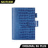 Moterm Original Series B6 Plus Cover Genuine Croc Grain Cowhide for B6 Stalogy Notebook Planner Organizer Agenda Journal Diary