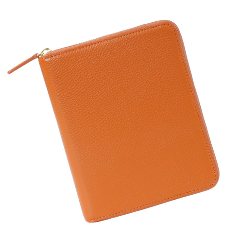 Moterm A6 Genuine Leather A6 Zippered Cover with Back Pocket Planner Cover Techo Cover Midori Cover