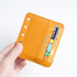 Moterm Genuine Leather Card Holder Flyleaf for Ring Planner with 6 Card Slots And Middle Pocket ID Credit Card Bag Binder Accessory