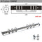 Ring Binder Replacement Kit Ring Binder Mechanism Planner Rings with Hardware for Ring Planner | A5, A6, A7 & Personal