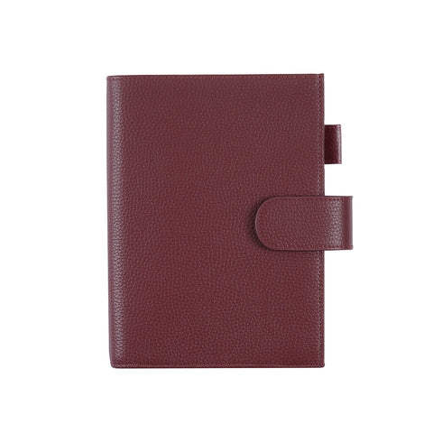 Moterm Original Series B6 Plus Cover for B6 Stalogy Notebook Genuine Pebbled Grain Cowhide Planner Organizer Agenda Journal