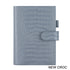 Moterm A5 CROC GRAIN Genuine Leather Original Notebook Cover Diary Planner Croc Grain Organizer