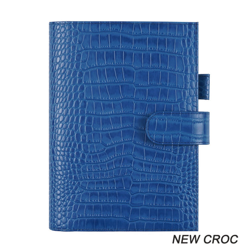 Moterm A5 CROC GRAIN Genuine Leather Original Notebook Cover Diary Planner Croc Grain Organizer