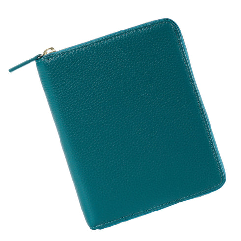 Moterm A6 Genuine Leather A6 Zippered Cover with Back Pocket Planner Cover Techo Cover Midori Cover