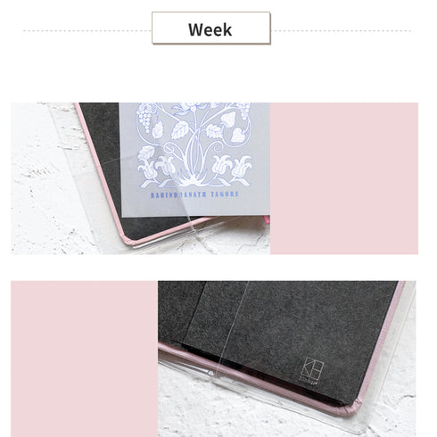Weeks Clear Cover PVC Planner Cover PVC Cover with Pen Loop | Weeks & Mega Weeks