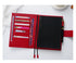 Moterm Firm Pebbled Grain Leather A5 A6 B6 Weeks Cherry Red Color Genuine Cowhide Planner Rings Notebook Cover Diary Agenda Organizer Journey