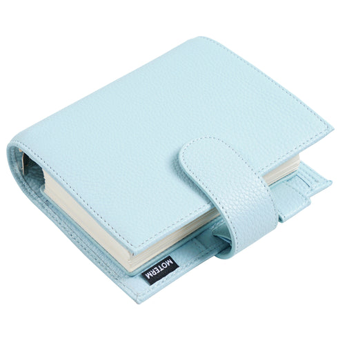 Moterm Luxe 2.0 Series Binder Pocket Size Planner Pebbled Grain Leather A7 Notebook with 30MM Ring