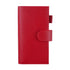 Moterm Firm Pebbled Grain Leather A5 A6 B6 Weeks Cherry Red Color Genuine Cowhide Planner Rings Notebook Cover Diary Agenda Organizer Journey