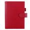 Moterm Firm Pebbled Grain Leather A5 A6 B6 Weeks Cherry Red Color Genuine Cowhide Planner Rings Notebook Cover Diary Agenda Organizer Journey