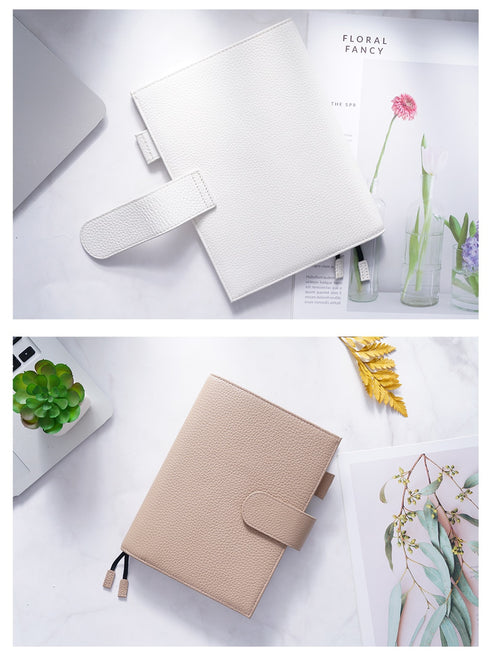 Moterm Original Series B6 Plus Cover for B6 Stalogy Notebook Genuine Pebbled Grain Cowhide Planner Organizer Agenda Journal