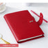 Moterm Firm Pebbled Grain Leather A5 A6 B6 Weeks Cherry Red Color Genuine Cowhide Planner Rings Notebook Cover Diary Agenda Organizer Journey