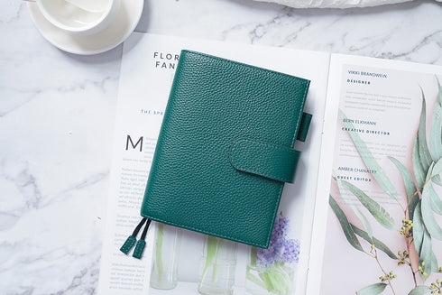 Moterm Original Series A6 Plus Cover for A6 Stalogy Notebook Genuine Pebbled Grain Cowhide Planner