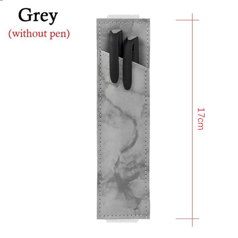 Vegan Leather Book Band Buckle Expandable Pencil Case Pen Bag | 195mm X 45mm