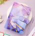 Tie Dyed Marble Color A6 Vegan Leather DIY Binder Notebook Cover Diary Agenda Planner Cover