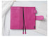 Moterm Firm Pebbled Grain Leather A5 A6 B6 Weeks Fuchsia Rose Color Genuine Cowhide Planner Rings Notebook Cover Diary Agenda Organizer Journey