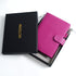 Moterm Firm Pebbled Grain Leather A5 A6 B6 Weeks Fuchsia Rose Color Genuine Cowhide Planner Rings Notebook Cover Diary Agenda Organizer Journey
