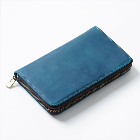 Genuine Leather Pencil Case Pen Hold Holder Organizer Hand Made Zipper Nature Cowhide Pencilcase Stationery Storage Bag