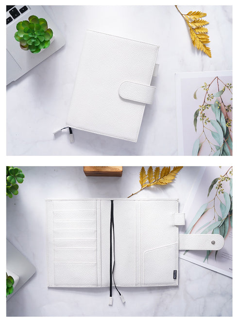 Moterm Original Series B6 Plus Cover for B6 Stalogy Notebook Genuine Pebbled Grain Cowhide Planner Organizer Agenda Journal