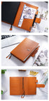 Moterm Original Series B6 Plus Cover for B6 Stalogy Notebook Genuine Pebbled Grain Cowhide Planner Organizer Agenda Journal