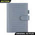 Moterm A5 CROC GRAIN Genuine Leather Original Notebook Cover Diary Planner Croc Grain Organizer