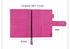 Moterm Firm Pebbled Grain Leather A5 A6 B6 Weeks Fuchsia Rose Color Genuine Cowhide Planner Rings Notebook Cover Diary Agenda Organizer Journey