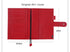 Moterm Firm Pebbled Grain Leather A5 A6 B6 Weeks Cherry Red Color Genuine Cowhide Planner Rings Notebook Cover Diary Agenda Organizer Journey