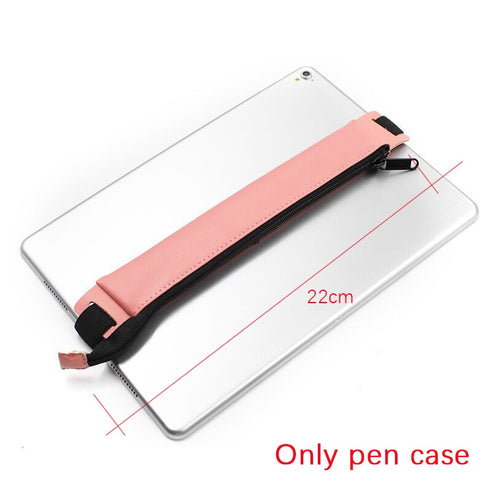 Vegan Leather Book Band Buckle Expandable Pencil Case Pen Bag | 195mm X 45mm