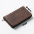 Genuine Leather Pencil Case Pen Hold Holder Organizer Hand Made Zipper Nature Cowhide Pencilcase Stationery Storage Bag