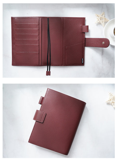 Moterm Original Series B6 Plus Cover for B6 Stalogy Notebook Genuine Pebbled Grain Cowhide Planner Organizer Agenda Journal